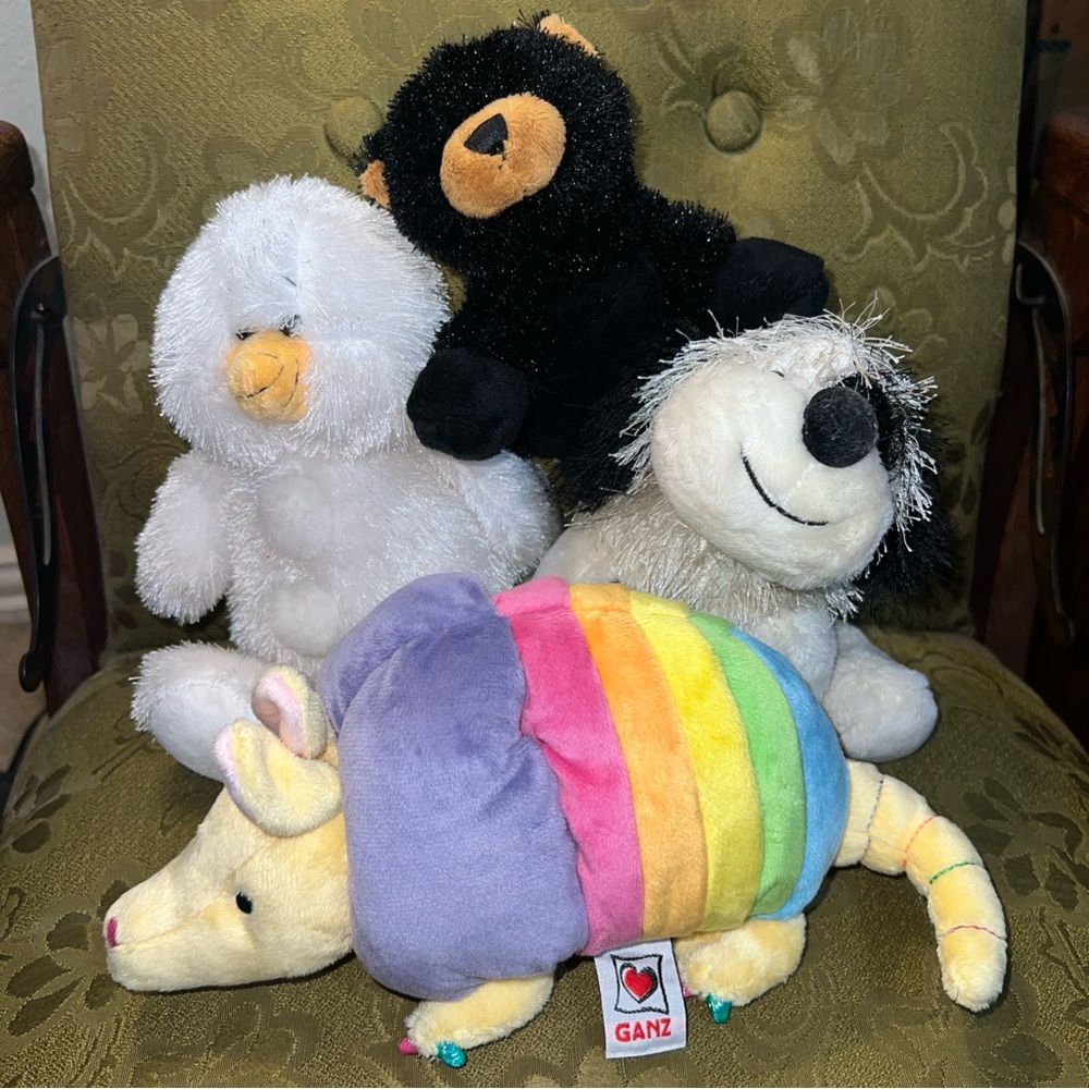 Webkins bundle of 7 GANZ Colorful retired Plushies Toy